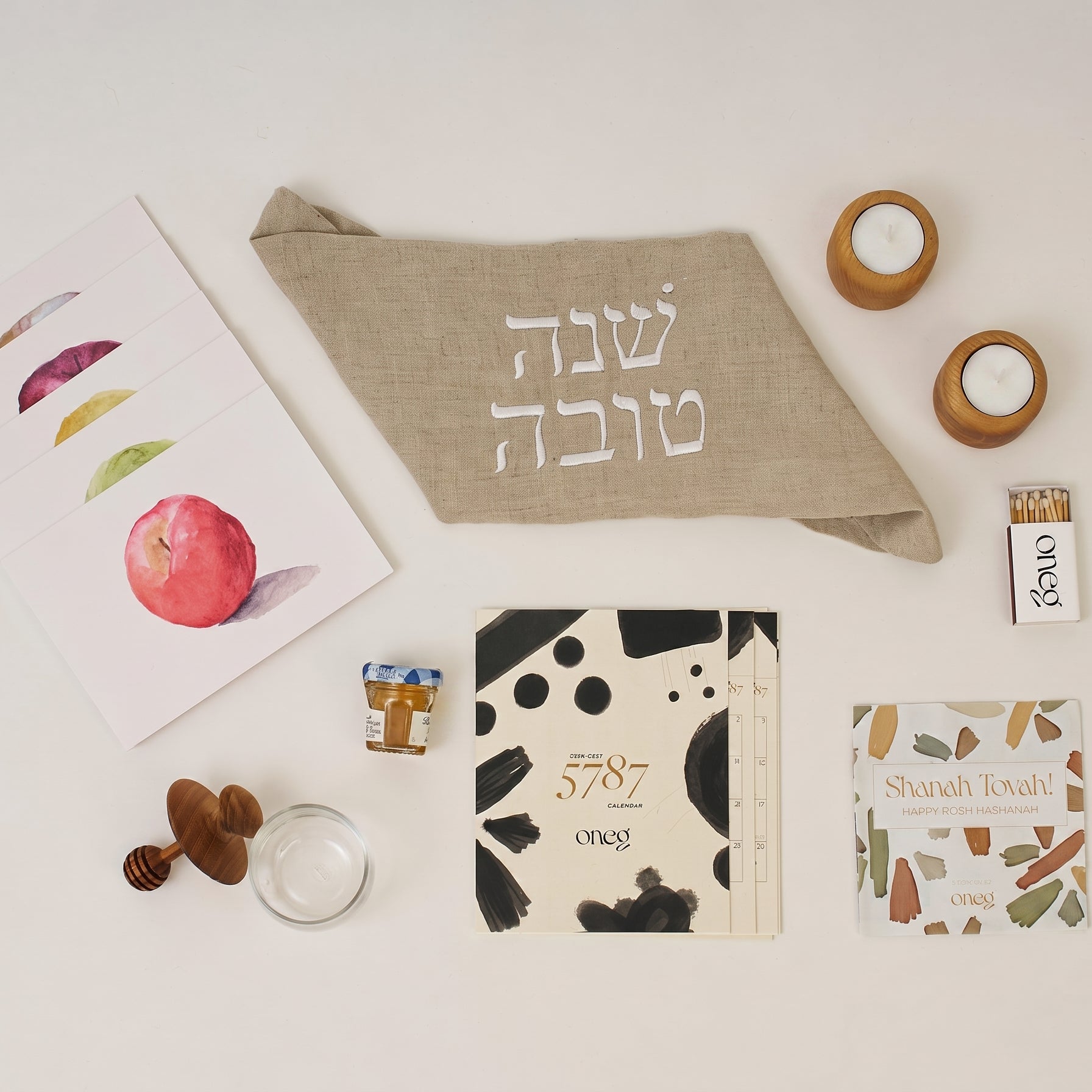 Natural - box contents laid out