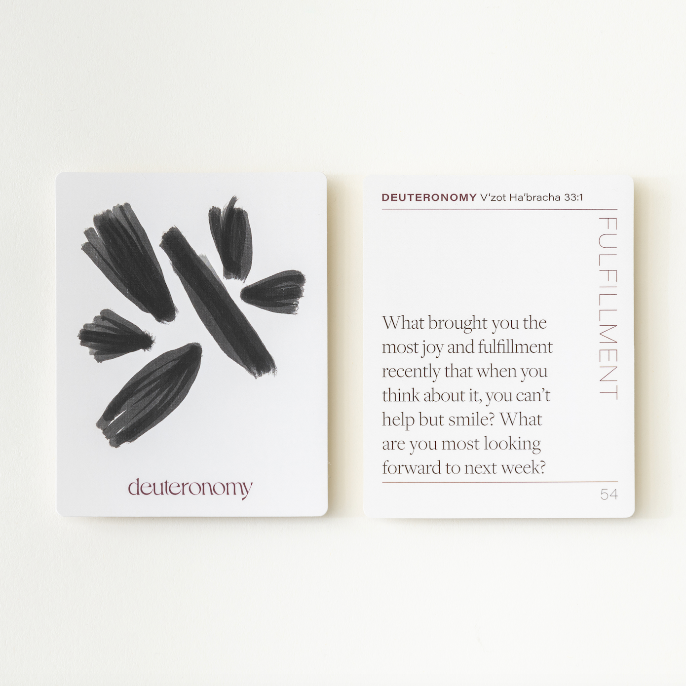 Oneg Shabbat Conversation Cards